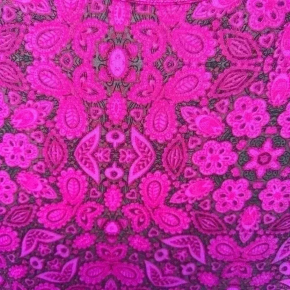Lularoe XS grey & Fuchsia abstract floral Julia pencil dress. NWT . So pretty! - Picture 2 of 8